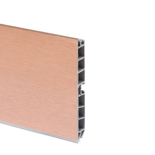 A19 Цоколь ПВХ H.100, L=4000, медь шлифованная