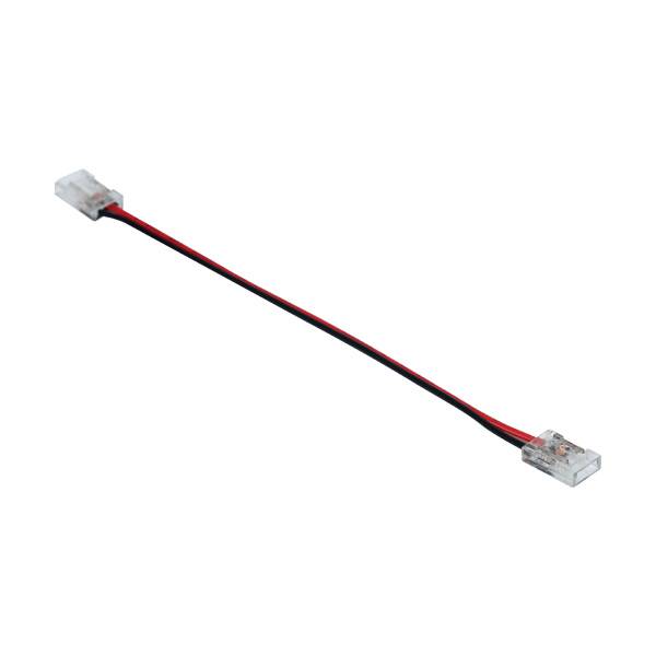 Коннектор, соединительный, для LED лент COB шириной 8 мм, с проводом 150 мм, 12V/24V, max. 5А Коннектор, соединительный, для LED лент COB шириной 8 мм, с проводом 150 мм, 12V/24V, max. 5А