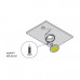 Комплект из 1-го светильника LED Metris V12, (1*1,6W), 12V, накладной 20°, 4000-4500K, отделка никель шлифованный Комплект из 1-го светильника LED Metris V12, (1*1,6W), 12V, накладной 20°, 4000-4500K, отделка никель шлифованный