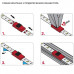 Коннектор, соединительный, для LED лент MONO шириной 10 мм, 12V/24V, max. 5А