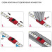 Коннектор, соединительный, для LED лент MONO шириной 8 мм, 12V/24V, max. 5А