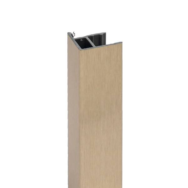 A20 Угол 90 Н.150 для цоколя ПВХ, золото шлифованное