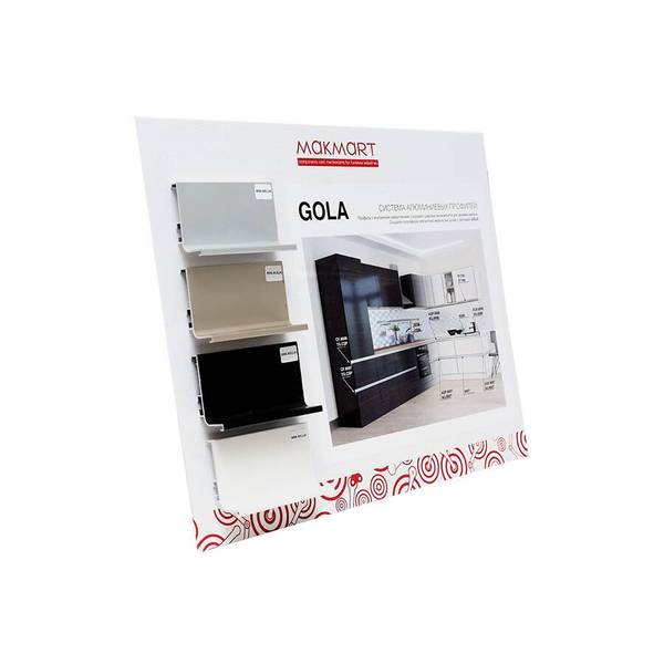Образцы профилей Gola c одним закруглением (настольный вариант) №2