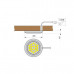 Светильник LED Сompact, 1.5W/12V, 3000K, отделка под алюминий Светильник LED Сompact, 1.5W/12V, 3000K, отделка под алюминий