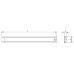 Светильник LED Linear  Touch, 1000 мм, 10W/12V, 4000K, отделка алюминий