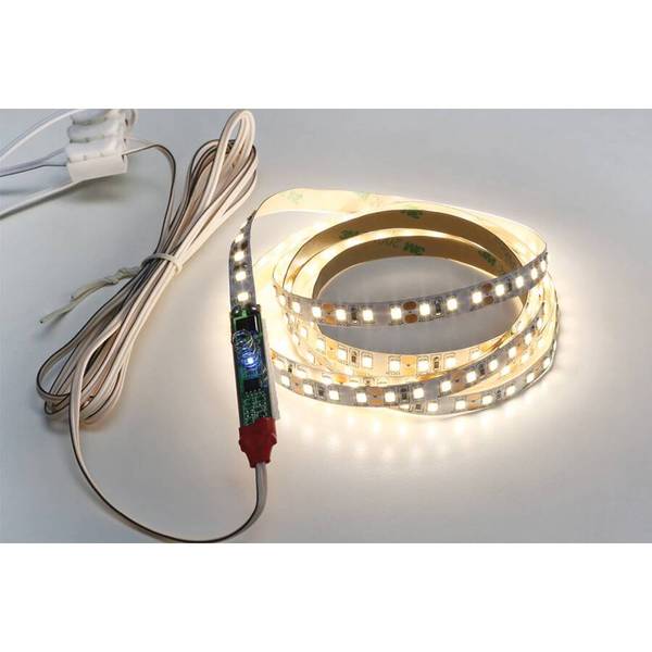 Комплект LED лента SMD2835, 4200K(нейтральный белый), 1000х8 мм с сенсорным выкл., каб. питания 2м, 120 LED/м, 12Вт/м, 12В, 1080Лм