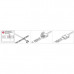 Коннектор тип L8-1, сетевой, для LED лент шириной 8 мм, с проводом 2000 мм, 12V/24V, max. 3А Коннектор тип L8-1, сетевой, для LED лент шириной 8 мм, с проводом 2000 мм, 12V/24V, max. 3А