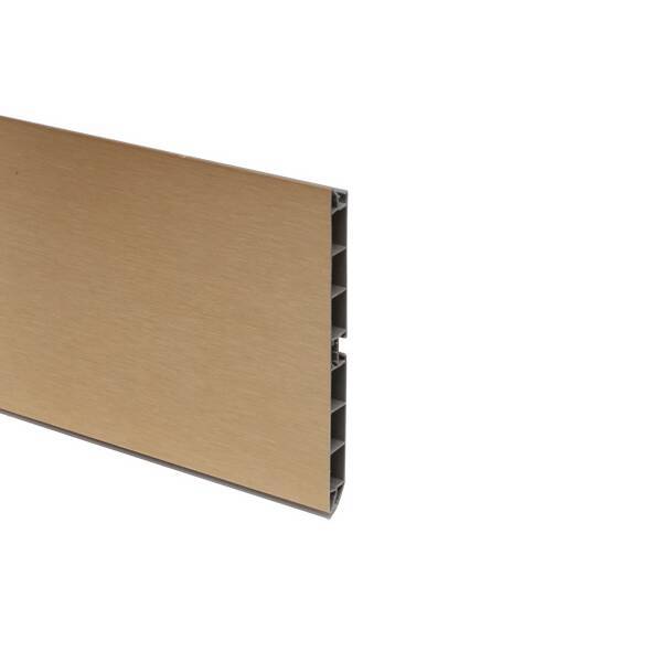 A20 Цоколь ПВХ H.120, L=4000, золото шлифованное