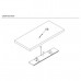 Светильник LED Swing Touch, 600 мм, 16W/12V, 4000K, отделка транспарент Светильник LED Swing Touch, 600 мм, 16W/12V, 4000K, отделка транспарент