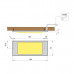 Led Matrix, 180*75, 3,5W/24V, 4000К, отделка серый Led Matrix, 180*75, 3,5W/24V, 4000К, отделка серый