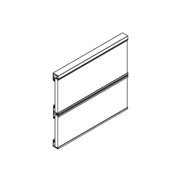 Профиль промежуточный 12-18мм, L=4100мм, отделка алюминий