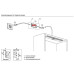 Светильник LED Swing Optical, 600 мм, 16W/12V, отделка транспарент Светильник LED Swing Optical, 600 мм, 16W/12V, отделка транспарент