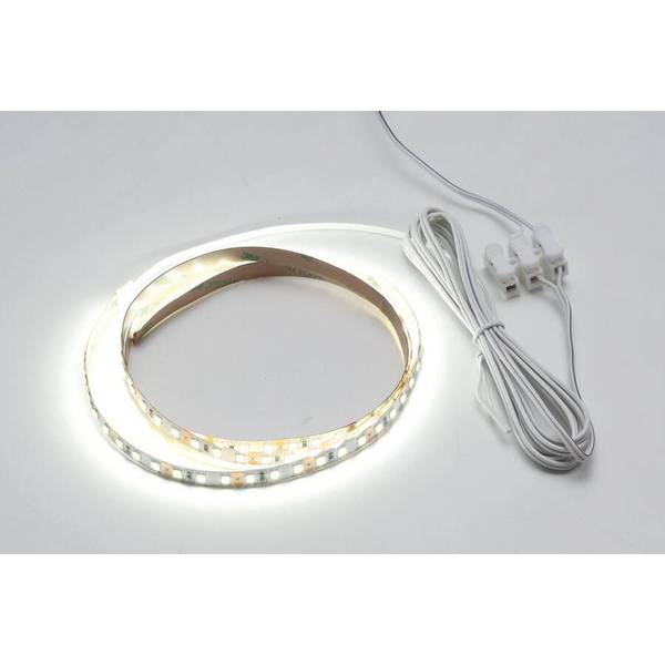 Комплект LED лента SMD2835, 6000К (холодный белый), 2000х8 мм с каб. питания 2м, 120 LED/м, 12Вт/м, 12В, 1080Лм/м, IP 20 Комплект LED лента SMD2835, 6000К (холодный белый), 2000х8 мм с каб. питания 2м, 120 LED/м, 12Вт/м, 12В, 1080Лм/м, IP 20