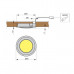 Светильник LED Camomilla, 3W/350мА, 3000K, отделка алюминий/белый, кон-р L822