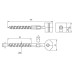 Стяжка прямая UT Railbolt 8x98мм, отделка цинк Стяжка прямая UT Railbolt 8x98мм, отделка цинк