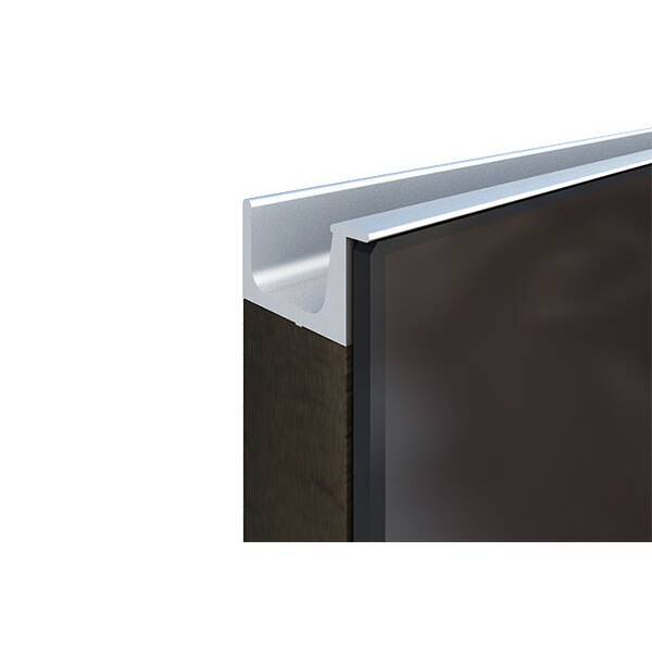 Профиль-ручка под пропил, L=5000мм, отделка алюминий