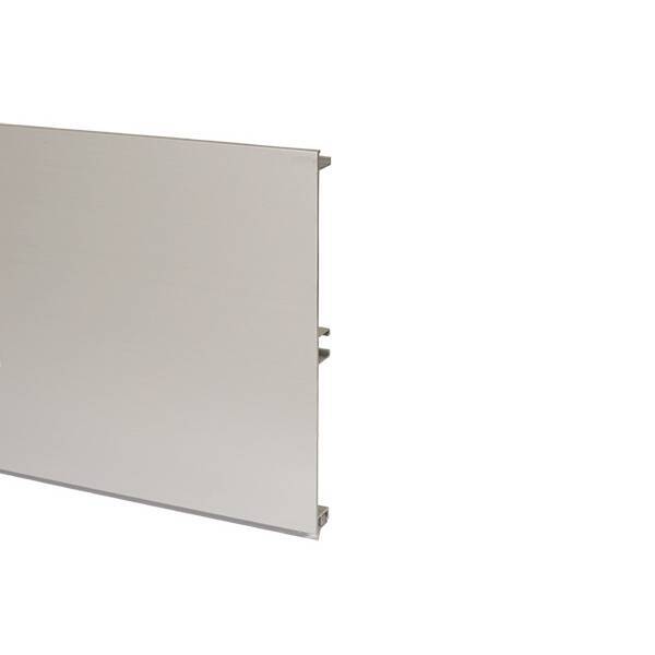 Цоколь алюминиевый Н.150, L=4100мм, отделка шампань шлифованная