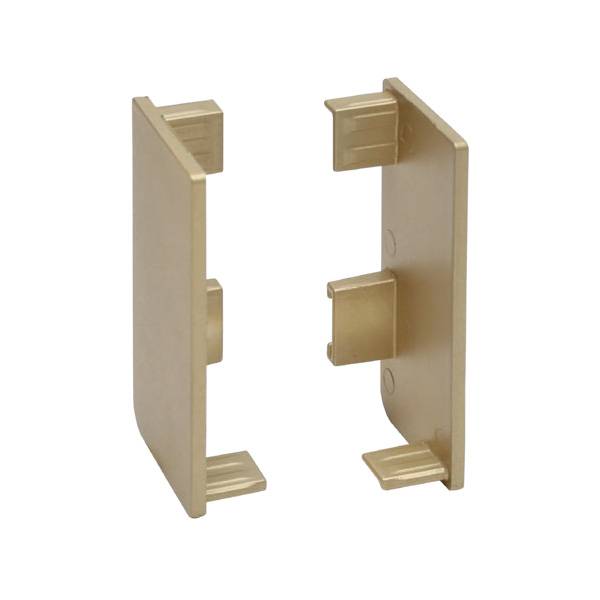 Gola Комплект закрытых заглушек для профиля 8006, цвет под золото