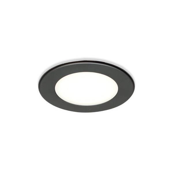 Светильник LED ATOM, 3W/24V, 4000K(нейтральный белый), отделка черный матовый, кон-р  L814