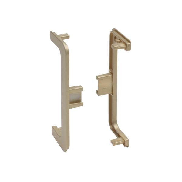 Gola Комплект открытых заглушек для профиля 8007, цвет под золото