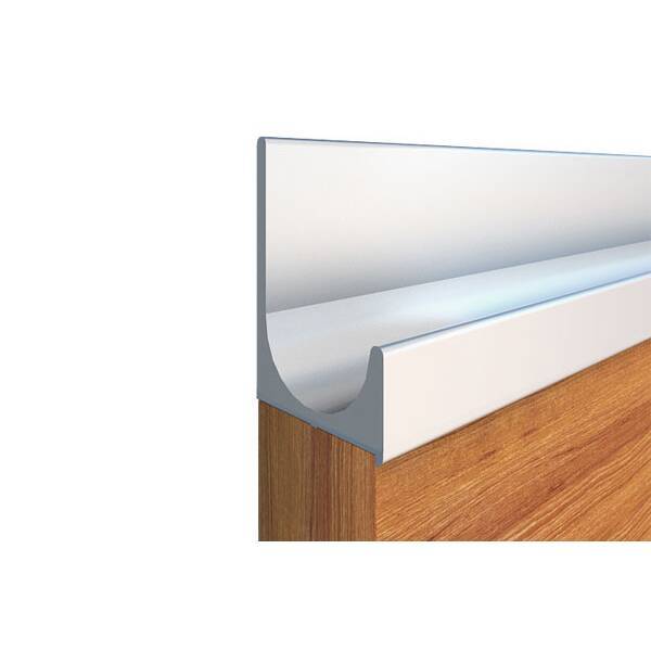 Профиль-ручка под пропил, L=5000мм, отделка алюминий