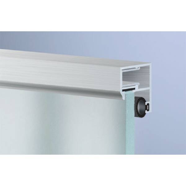 Профиль заглушка, L=4100мм, отделка алюминий