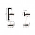 Профиль кромочный для 18 мм ДСП, L=4000мм, отделка алюминий анодированный Профиль кромочный для 18 мм ДСП, L=4000мм, отделка алюминий анодированный