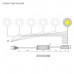 Комплект из 1-го светильника LED Luna Gold, 2,5W/12V, 4500K(нейтральный белый), отделка золото(анодировка)