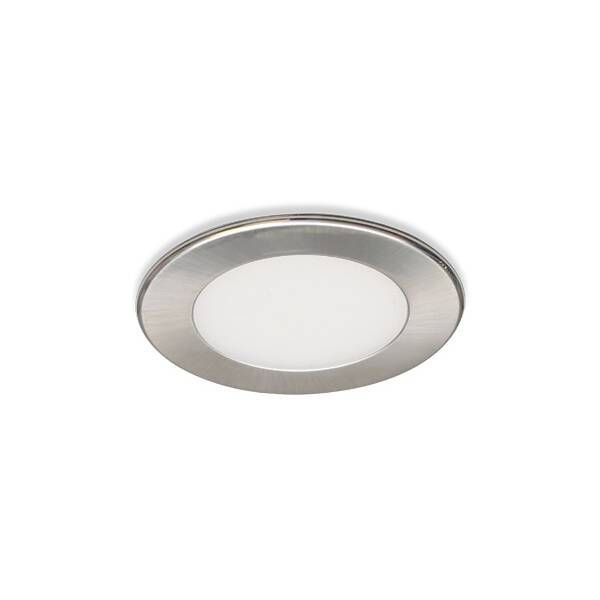 Светильник LED ATOM, 3W/24V, 4000K(нейтральный белый), отделка никель шлифованный, кон-р  L814