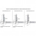 База для накладной петли серии 3000, угол открывания 270°, отделка никель