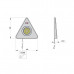 Светильник LED Triangolo-IR, 2.15W, 5000K, отделка под алюминий Светильник LED Triangolo-IR, 2.15W, 5000K, отделка под алюминий