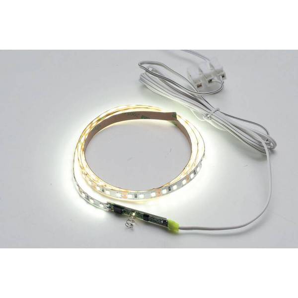 Комплект LED лента SMD2835, 6000К (холодный белый),4000х8 мм с сенсорным выкл,каб. питания 2м,120 LED/м, 12Вт/м,12В,1080Лм/м,IP 20 Комплект LED лента SMD2835, 6000К (холодный белый),4000х8 мм с сенсорным выкл,каб. питания 2м,120 LED/м, 12Вт/м,12В,1080Лм/м,IP 20