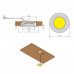 Комплект из 1-го светильника LED Luna Gold, 2,5W/12V, 4500K(нейтральный белый), отделка золото(анодировка)