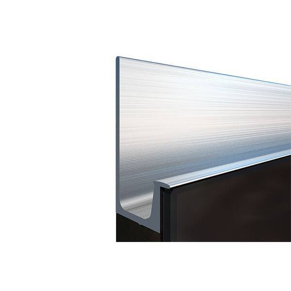 Профиль-ручка под пропил, L=5000мм, отделка сталь нержавеющая