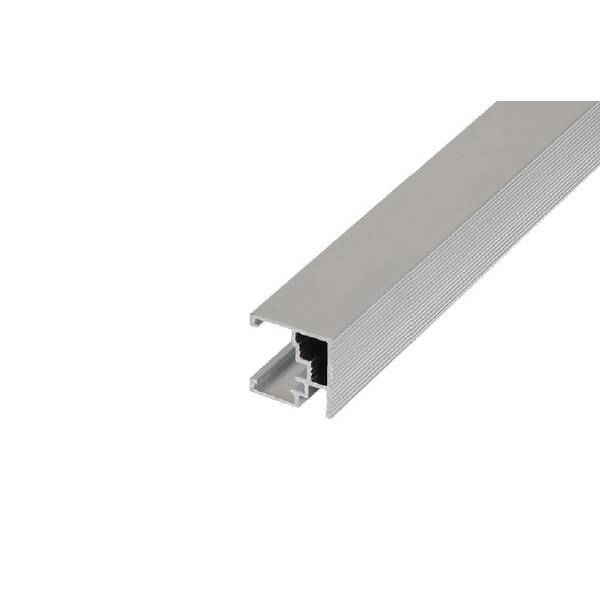 Профиль для нижних баз, L=4100мм, отделка рифленый алюминий Профиль для нижних баз, L=4100мм, отделка рифленый алюминий