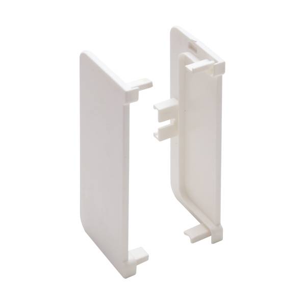 Gola Комплект закрытых заглушек для профиля 8007, цвет белый