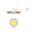 Светильник LED Cerchio, 1.4W/12V, 4500K, отделка акрил матовый, кон-р L822