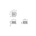 Стяжка эксцентриковая V20.P для 16 мм ДСП, отделка серая Стяжка эксцентриковая V20.P для 16 мм ДСП, отделка серая
