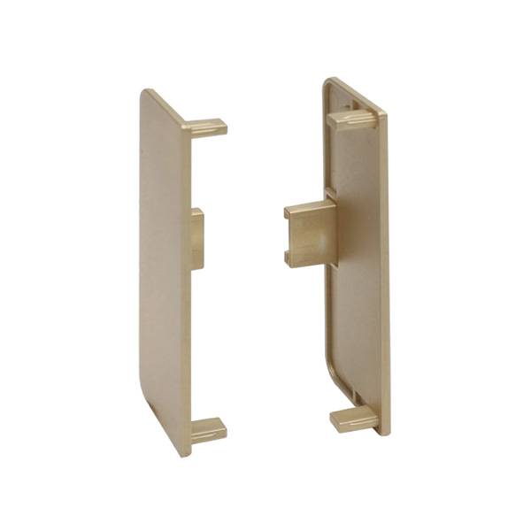 Gola Комплект закрытых заглушек для профиля 8007, цвет под золото