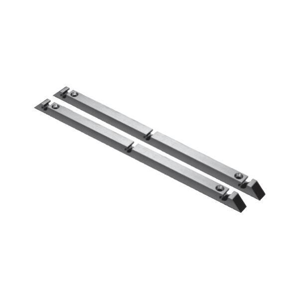 Профиль-держатель L=280мм с тремя пазами, алюминий анодированный, комплект 2 штуки