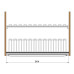 Сушка Ellite 2-уровневая в базу 600/18, с рамкой, поддон 1 шт. (пластик), отделка хром