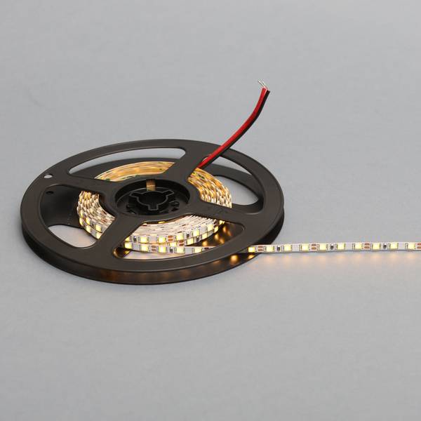 Лента светодиодная SMD2835, 120 LED/м, 9,6Вт/м, 12В, 900Лм./м 5000х4 мм, IP 20, 3500К (теплый белый) Лента светодиодная SMD2835, 120 LED/м, 9,6Вт/м, 12В, 900Лм./м 5000х4 мм, IP 20, 3500К (теплый белый)