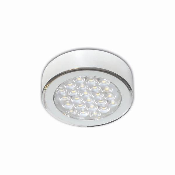 Комплект из 1-го светильника LED Round Ring, 3000K, отделка хром глянец Комплект из 1-го светильника LED Round Ring, 3000K, отделка хром глянец
