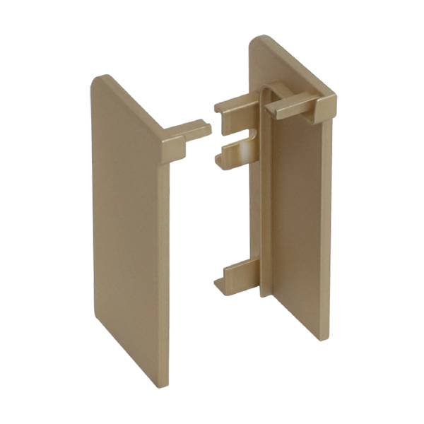 Gola Комплект закрытых заглушек для профиля 8006, цвет под золото